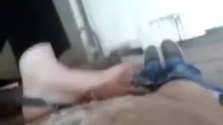 footjob dopo la cera