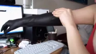 strappy boots and gloves domination preview