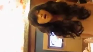 Chinese girlfriend riding on cock