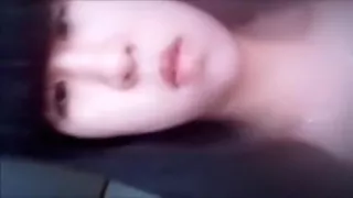 Cute chinese girl showing her body