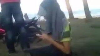 Malay couple outdoor sex