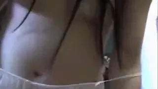 Pretty girl rides on dick