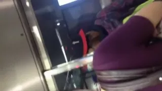 cute office lady spotted on public train