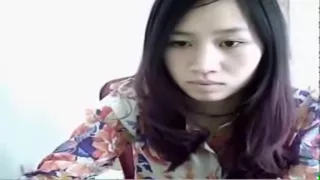 Hot chinese girl stripping down on premium webcam