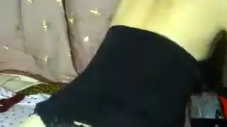 Ammanda sucks plastic cock and fucks herself