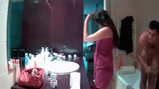 Sex before a night out with the gf. foreplay in the bathroom and we finished the job in the bedroom.