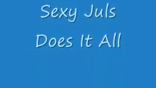 Sexy juls does it all'. blonde girl has oral and cowgirl sex with her bf and swallows his cum.