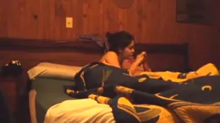 shy girl gives her hippy boyfriend  some oral pleasure