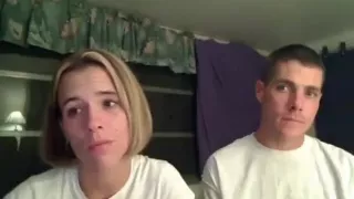 Skinny brunette has oral and doggystyle sex on the bed