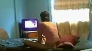 Skinny girl has doggystyle and cowgirl sex