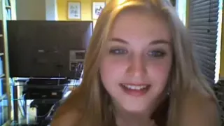 super hot blonde girl with big tits has cybersex with her boyfriend 