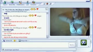 swedish girl has cybersex with her boyfriend  on msn