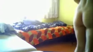 Turkish girl couple has doggystyle and missionary sex on the bed