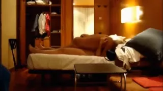 Usa mature couple sun and bare missionary sex with creampie in their hotelroom