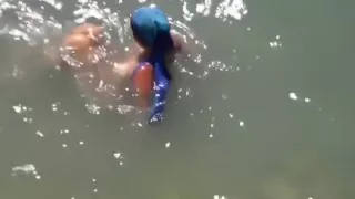 Voyeur busts nudists in the sea. that blowjob tasted salty for sure !!!