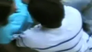 Voyeur tapes a latina girl getting fingered by her bf