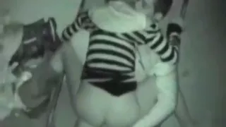 Voyeur tapes a party couple having sex at the beach at night