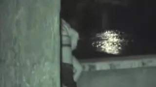 voyeur tapes a partygirl riding her boyfriend  in the bushes in public