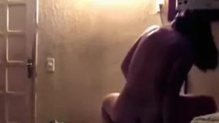 Voyeur tapes himself having sex with a latina girl