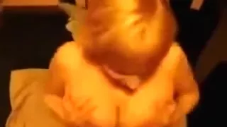 Blond milf sucks my big cock and doesn't want to stop