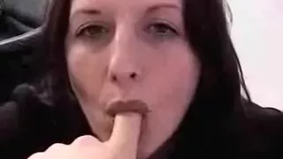 Brunette milf sucks my dick and welcomes it in her asshole