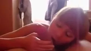 Cute redhead girl babe gives me mind blowing head on cam