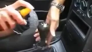 I just love jumping on a gear shift stick like a cowgirl