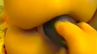 I love to fuck my nice wet snatch with an eggplant