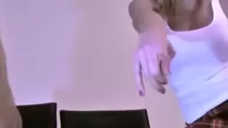 me and my lesbian girlfriend  flash our booties for the webcam