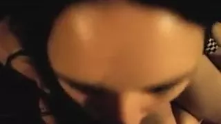 my hot brunette girlfriend  sucks my wang and welcomes it in her pussy