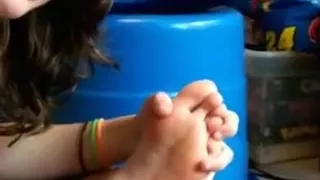 This four eyed nerdy slut knows about my foot fetish