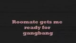 Watch my fat wife fingering her cunt and sucking my prick