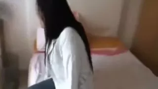 Delicious chick from colombia fucked facialized