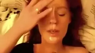 Giving her another facial