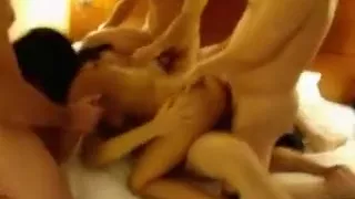 Fabulous Homemade video with Double Penetration, Blowjob scenes