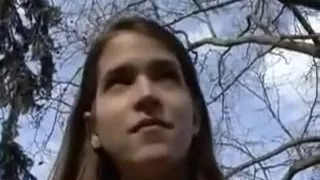 Beautiful College Girl Paid To Fuck Outside