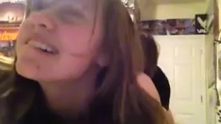 Virgin 18yo beauty lets him give her blowjob fun