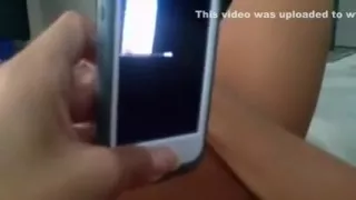 Wife having phone webcam sex with HMT member