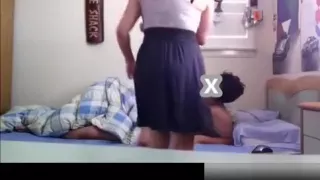 Oriental angel screwed hard in my home