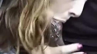 Drilled this white big beautiful woman bitch in my car