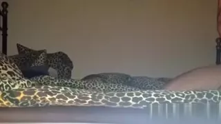 Me and my step old guy in the bedroom