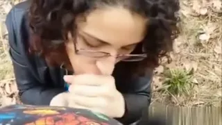 mother I'd like to fuck gives me great outdoor oral-sex