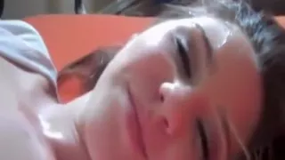 My face facialized after sex