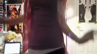 Ali dancing for her lascivious boyfriend