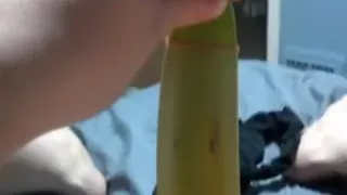Banana replaced her boyfriends penis