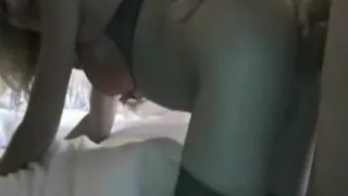 Playgirl in nylons in home porn