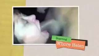 Face fucking and cum spraying