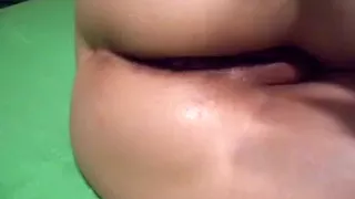 Fingers up her pink vagina deep