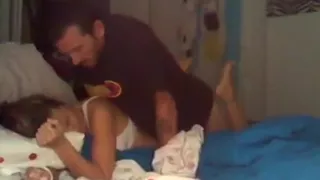 Fucking my horny wife in bedroom