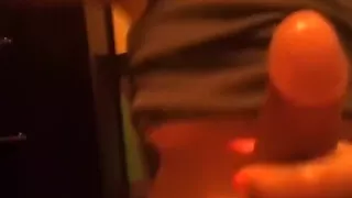 girlfriend  in heels sucking his dick